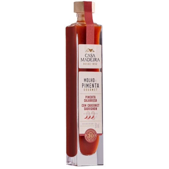 MOLHO DE PIMENTA CALABRESA COM CABERNET SAUVIGNON 50mL