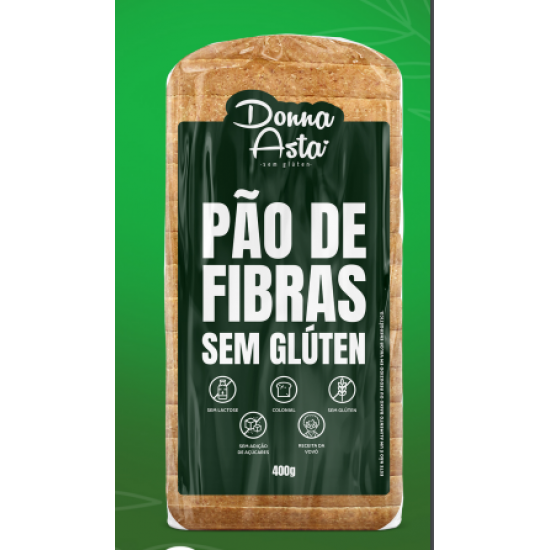 PÃO DE FIBRAS SEM GLÚTEN FRESCO 400g