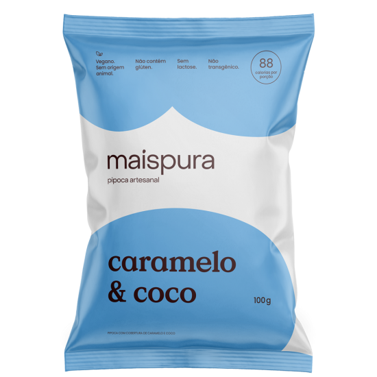 PIPOCA  /  CARAMELO E COCO 100g