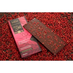 TABLETE CACAU EM FLOR 63% COM PIMENTA ROSA 85G