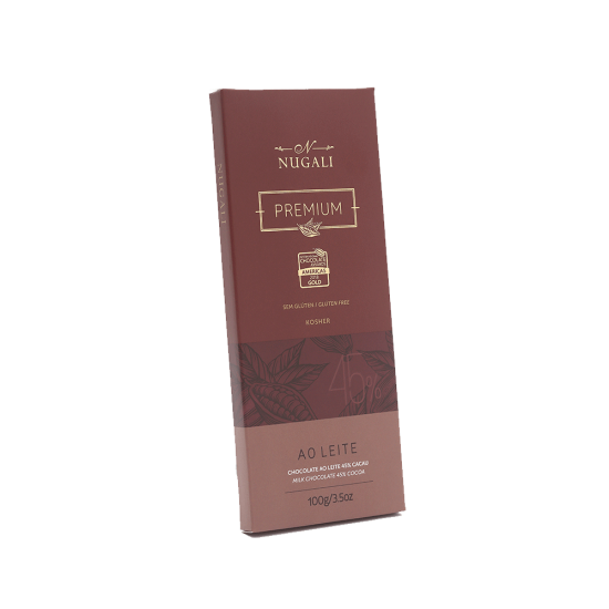 TABLETE PREMIUM CHOCOLATE AO LEITE 100g