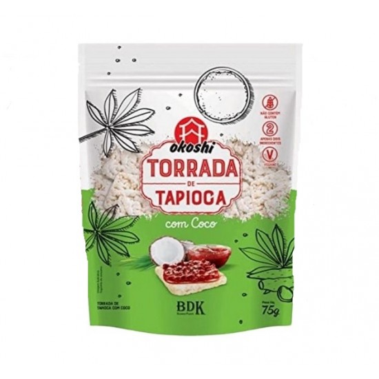 TORRADA DE TAPIOCA COM COCO 75g