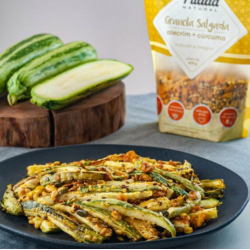 PITADA NATURAL GRANOLA SALGADA ALECRIM & CÚRCUMA  NATURAL E INTEGRAL 400G