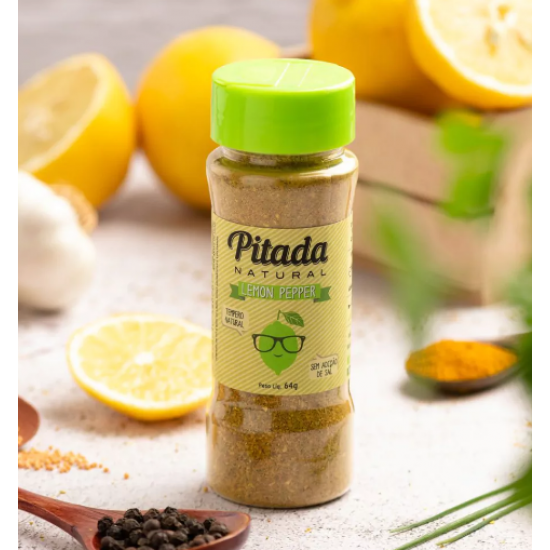 PITADA NATURAL TEMPERO LEMON PEPPER 64G