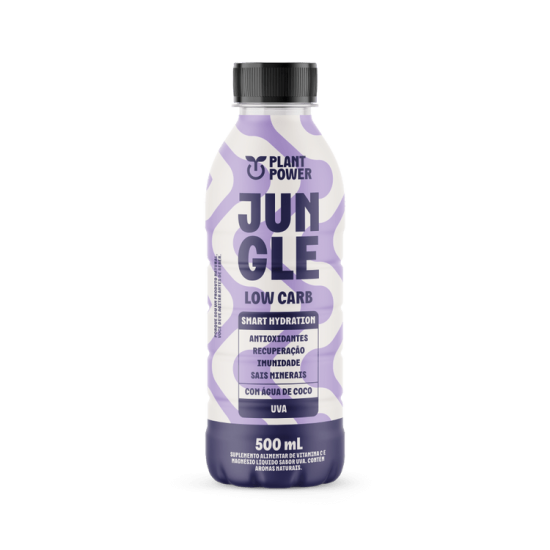 BEBIDA JUNGLE UVA LOW CARB - PLANT POWER 500 mL