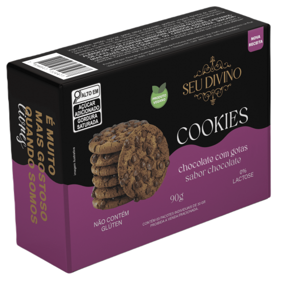 COOKIES BRIGADEIRO COM GRANULADO CROCANTE 120G