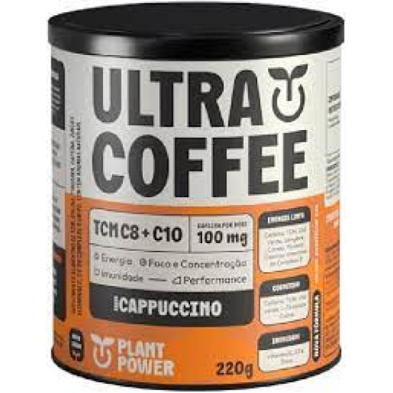 ULTRACOFFEE SABOR CAPPUCCINO LATA 220g VEGANO ULTRACOFFEE SABOR CAPPUCCINO LATA 220g VEGANO