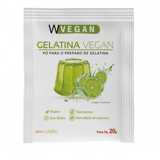 GELATINA VEGANA LIMAO 20g 