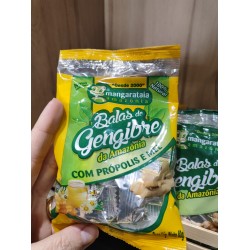 BALA DE GENGIBRE COM PRÓPOLIS E MEL 40G BALA DE GENGIBRE COM PRÓPOLIS E MEL 40G