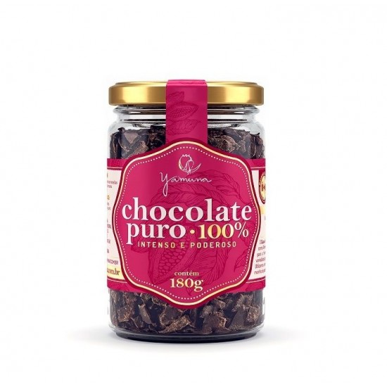 CHOCOLATE PURO 100% CACAU 180g 