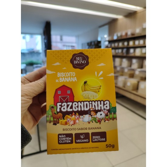 BISCOITO DE BANANA FAZENDINHA 50g