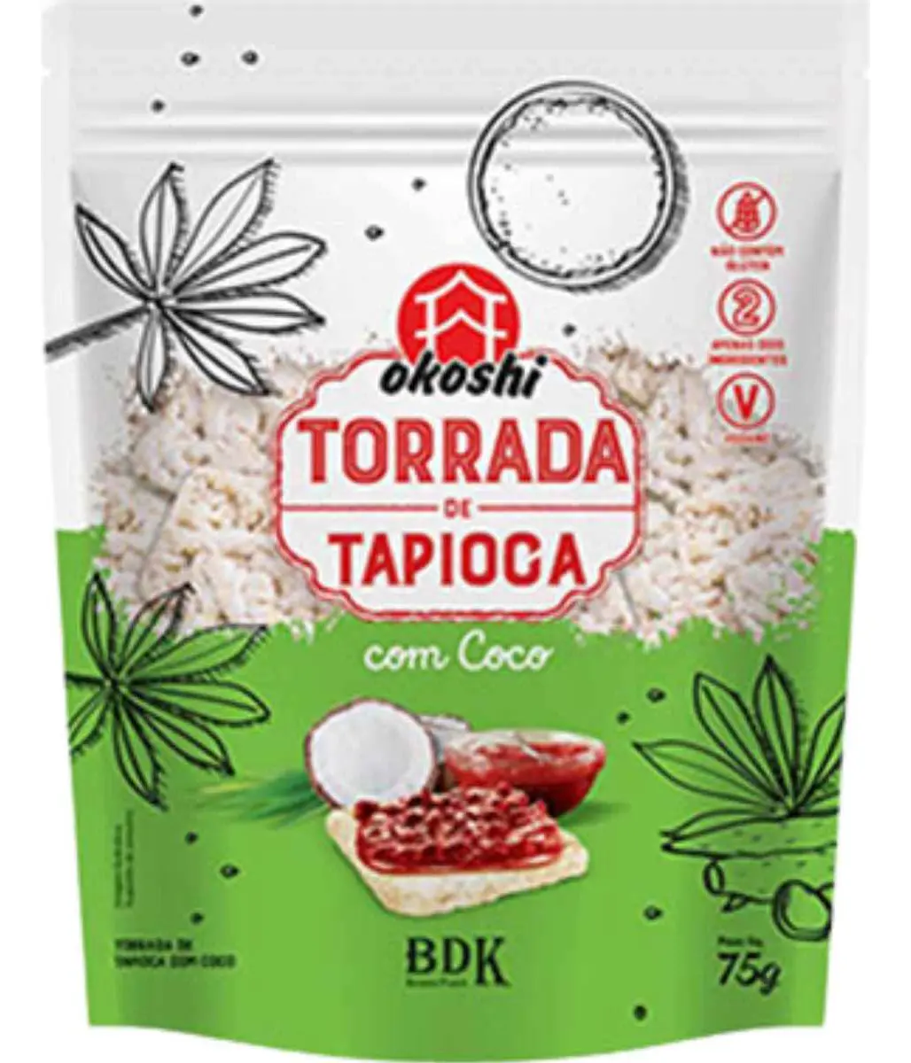 TORRADA DE TAPIOCA COM COCO 75g