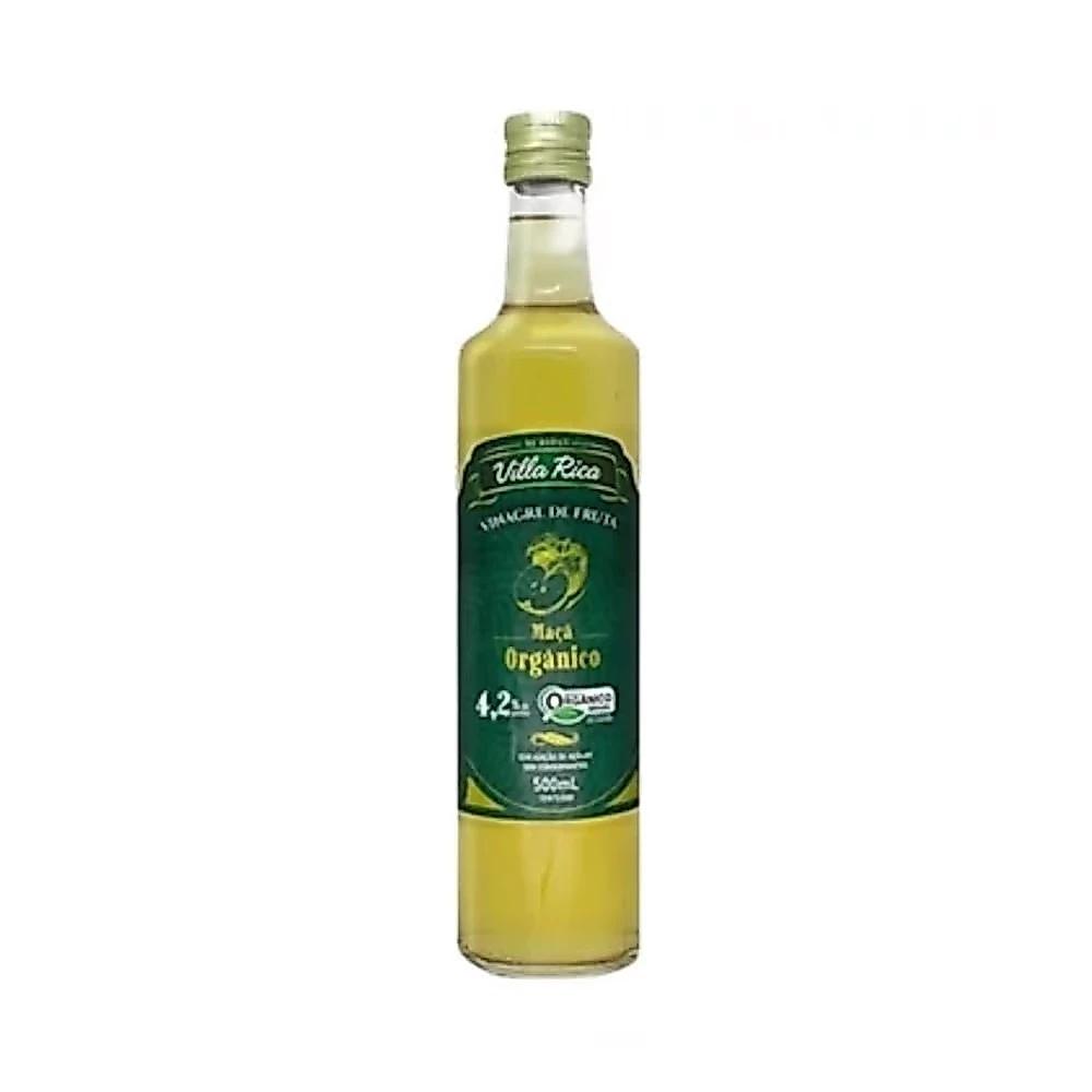 VINAGRE DE MAÇÃ ORGÂNICO 4.2% ACIDEZ  500ml  